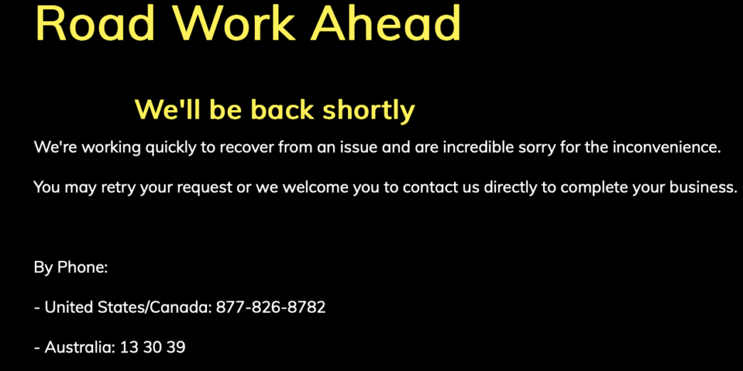 a black and yellow email